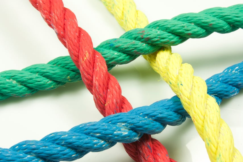 colored ropes